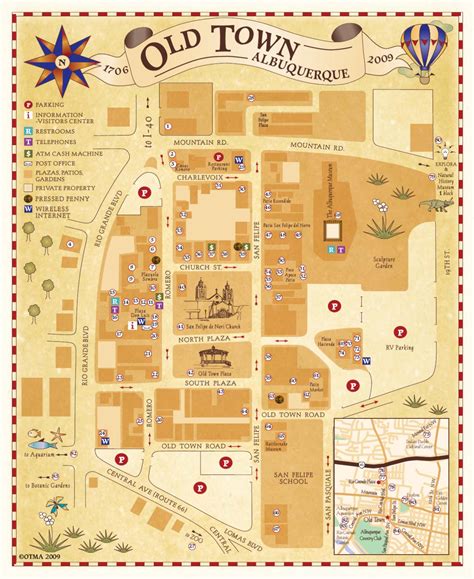 Albuquerque Old Town Map by Steve Hiatt - Issuu