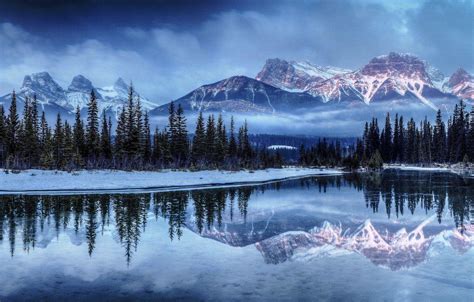 Snow Mountain Lake Wallpapers - Top Free Snow Mountain Lake Backgrounds ...