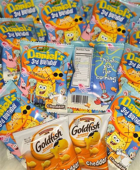 Official Sprinkle My Party Inc on Instagram: “Custom Spongebob Goldfish ...