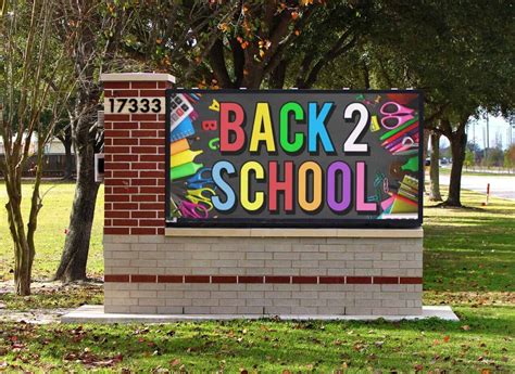 Goodson Middle School, Cy-Fair ISD • LED Partners Digital Displays Sign ...