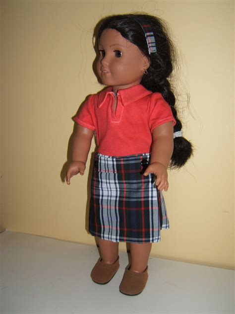 American Girl Doll School Uniform Skort 104 in by SimoneFranklin