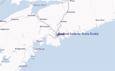 Bedford Institute, Nova Scotia Tide Station Location Guide