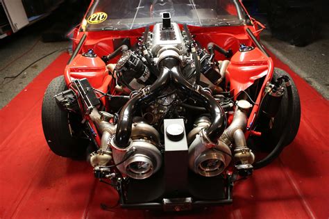 Inside the 4,500HP Pro Line Racing Engine of the Fireball Camaro - Hot ...