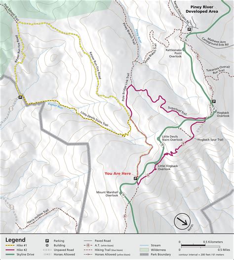 Skyline Drive Map Printable