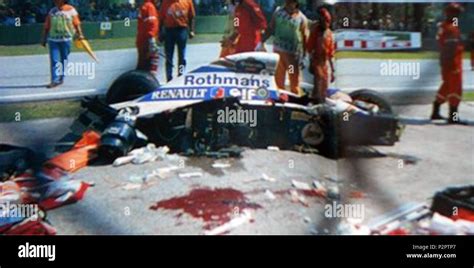 . English: Ayrton Senna car after accident . 1 May 1994. Unknown 10 ...