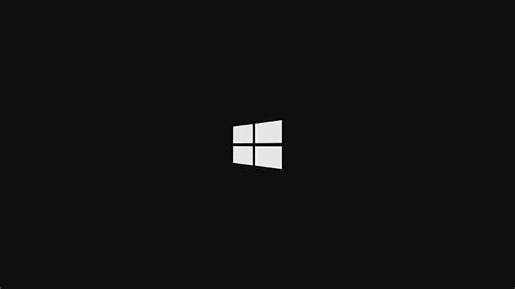 HD wallpaper: black background, Microsoft Windows, Simple, Windows 10 ...