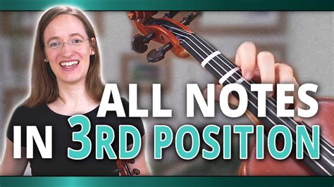 All Violin Notes in the Third Position - Violinspiration