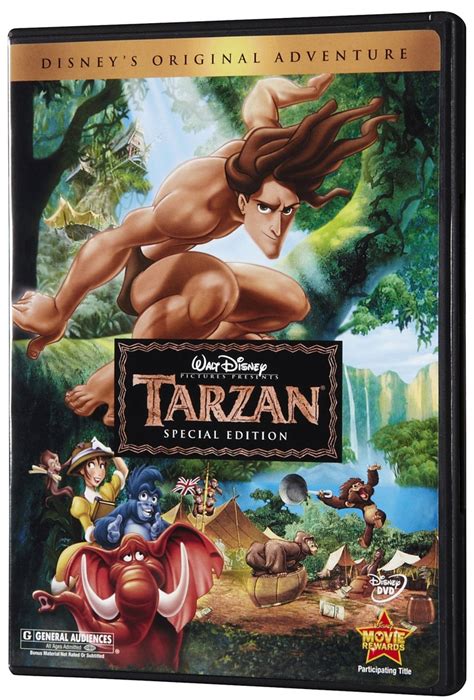 Disney Tarzan - Special Edition DVD - Free Shipping | Music | Tarzan ...