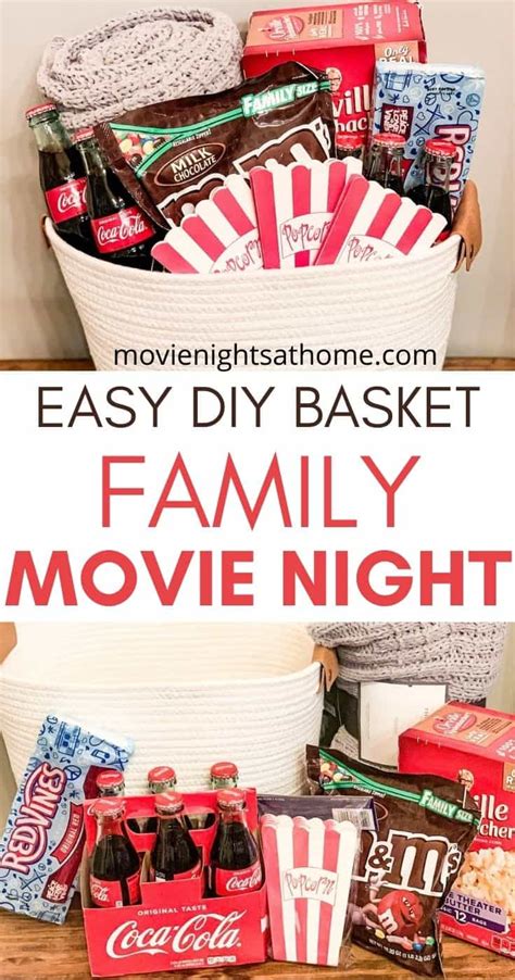 DIY Family Movie Night Gift Basket (Easy & Fun!)