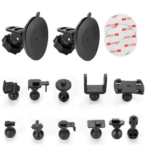 Dash Cam Suction Cup Mount Compatible with AUKEY, Crosstour, APEMAN, YI ...