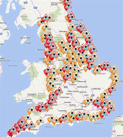 UK flood warnings: Flooding near me today MAPPED - are you affected by ...