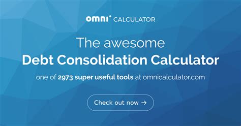 Debt Consolidation Calculator