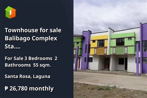 Townhouse for sale Balibago Complex Sta. Rosa Laguna | SLEX exit [House ...