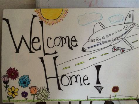 Welcome home poster | Welcome home posters, Welcome home signs, Welcome ...