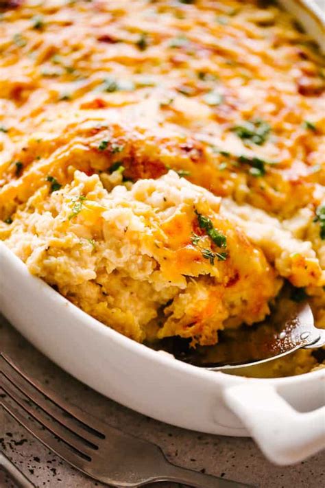 Chicken Cauliflower Rice Casserole | Diethood