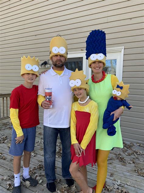 Bringing Springfield to Life: A DIY Simpsons Family Costume