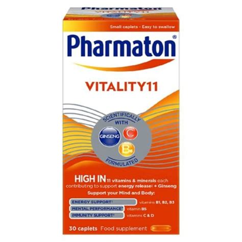 Pharmaton Vitality Capsules, 100 Capsules - Asset Pharmacy