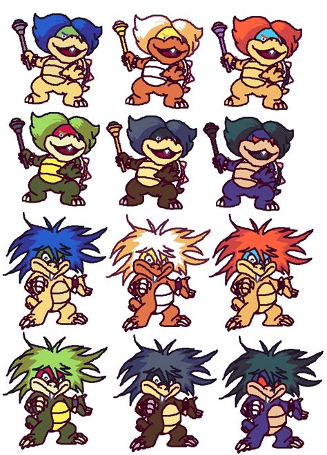 Ssb Ludwig Von Koopa Alternate Costumes by ToxicIsland on DeviantArt