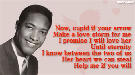 Sam Cooke Cupid lyrics from YouTube - YouTube