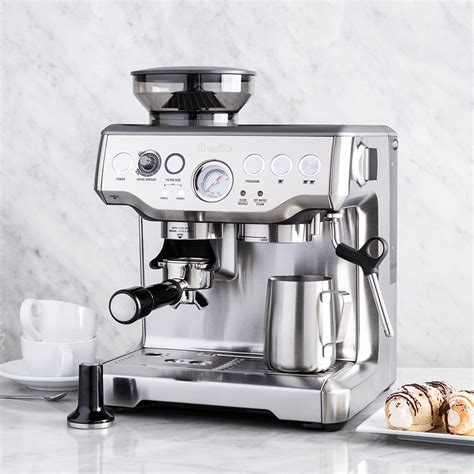 Breville Barista Express Automatic Espresso Machine (Brushed St/Steel ...