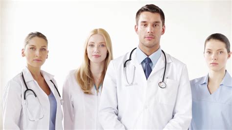 Group Of Smiling Doctors Stock Footage SBV-301158603 - Storyblocks