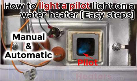 How to light a pilot light on a water heater [ Easy steps] – NoTank Heaters