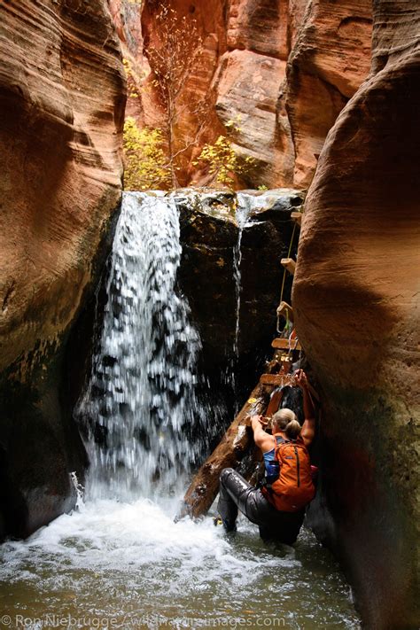 Slot canyon near Zion. | Photos by Ron Niebrugge