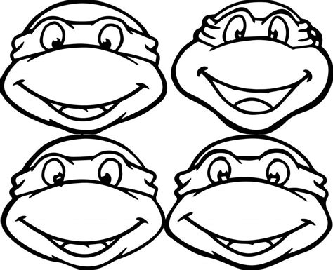 Ninja Turtles Coloring Pages For Kids - kidsworksheetfun