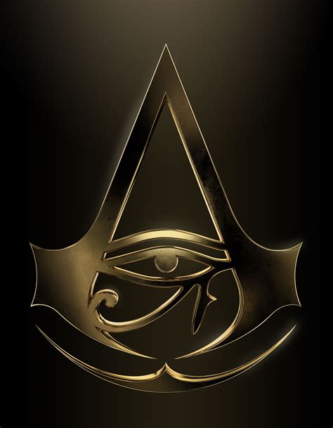 AC Origins gold logo | Assassins creed tattoo, Assassins creed, Assassin