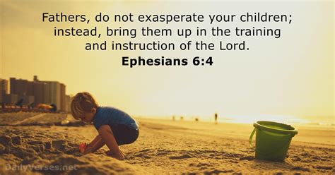 Ephesians 6:4 - Bible verse - DailyVerses.net