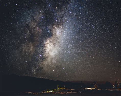 Astrophotography of the Night Sky in Lake Tekapo, New Zealand Stock ...