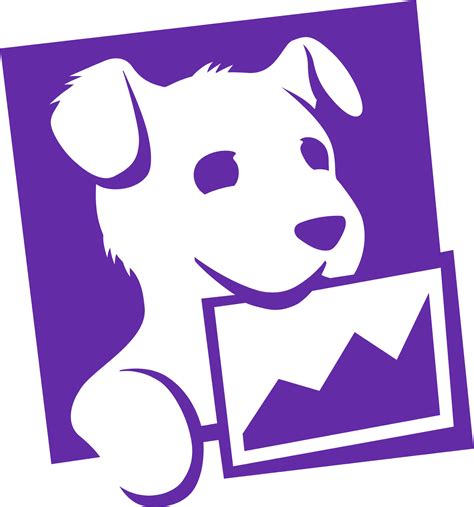 Datadog logo in transparent PNG and vectorized SVG formats