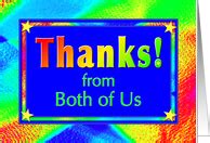 Thank You Cards from Both of Us from Greeting Card Universe