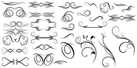 11 Elegant Swirl Designs Vector Images - Elegant Swirl Designs Clip Art ...