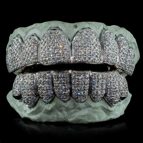 Purchase Solid .925 Sterling Silver Fullly Bustdown Iced Out Grillz ...