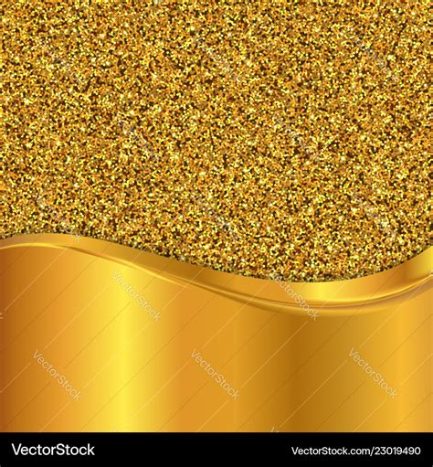 Gold glitter texture golden background Royalty Free Vector