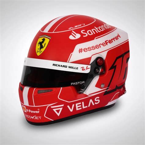 Charles Leclerc Monaco 2024 1/2 Helmet - Row Merridie