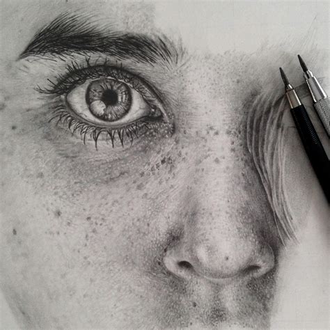 Amazing Photo-Realistic Graphite Drawings by Monica Lee