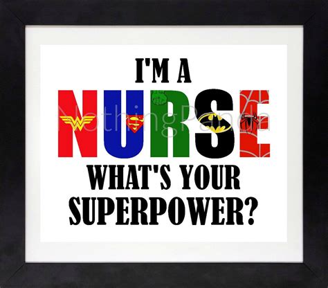 Nurse Gift I'm A Nurse What's Your Superpower | Etsy in 2021 | School ...