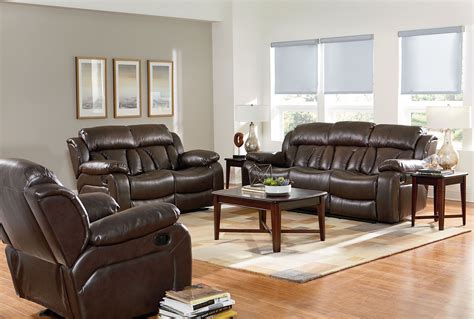 North Shore Chocolate Brown Reclining Living Room Set from Standard ...