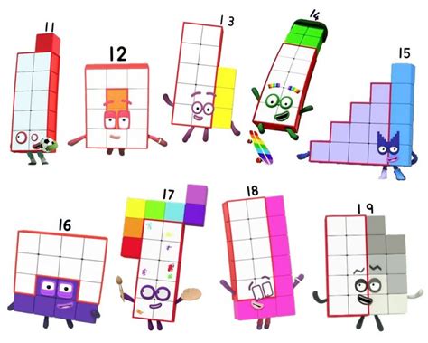 Numberblocks Stickers, Glossy Vinyl, 8 X 5.5-in, Characters 0 1,000,000 ...