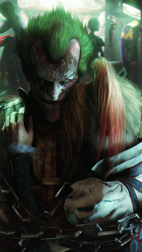 2160x3840 Joker And Harley Quinn Fan Art Sony Xperia X,XZ,Z5 Premium HD ...