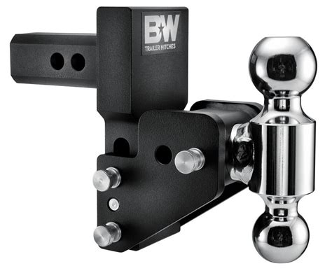 B&W GM MultiPro Tailgate Tow & Stow 2-Ball Mount - 2" Hitch - 3-1/2 ...