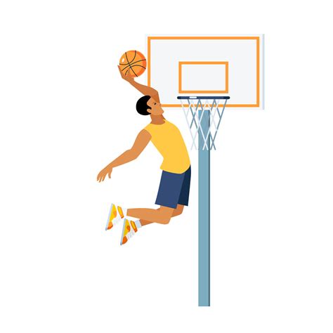 Basketball Jump Illustration 482417 Vector Art at Vecteezy