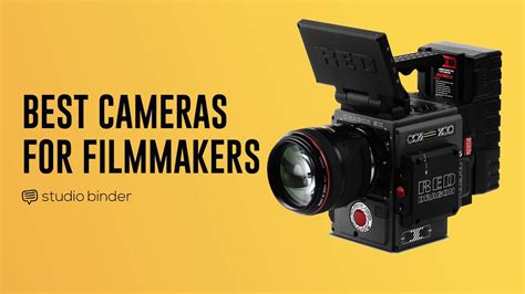 7 Best Video Cameras for Filmmakers [Digital Camera Buying Guide]