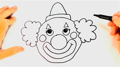 Easy Clown Drawing at GetDrawings | Free download