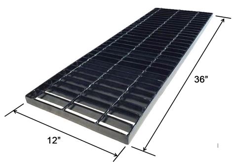 Metals Depot® | Steel Trench Drain Grate - 1 x 12 inch