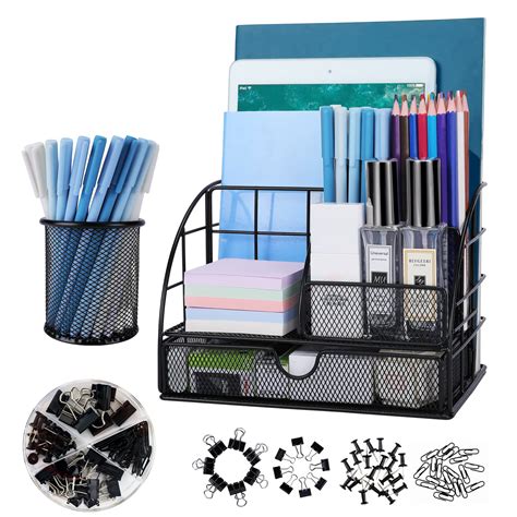 Buy vedett Office Desk Organizer with 6 Compartments + Pen Holder / 72 ...