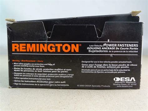 Remington Low Velocity Power Fasteners 2 1/2" 63mm ,100 count , 58052 ...