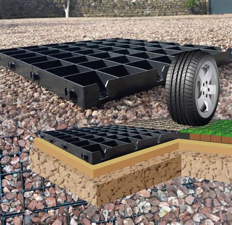 Buy DRIVEWAY GRIDS X60 = 15 SQUARE METRES + HD MEMBRANE GROUND SHEET ...